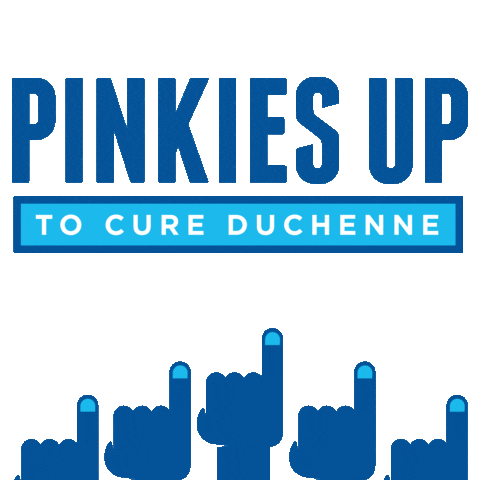 Pinky Up Sticker by CureDuchenne