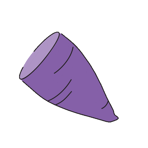 Shaved Ice Taro Sticker by KAKIYUKI