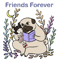 Friends Forever Hello Sticker