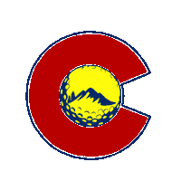 Colorado_Golf_Blog sticker golf badge golfer Sticker