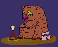 Camp Fire Love GIF by Moving Picture Show