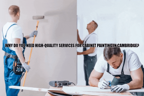 quickpaintingsolutions giphygifmaker residential painting in cambridge interior and exterior painting in cambridge kitchen cabinet planting in cambridge GIF