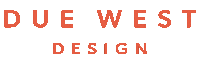 duewestdesign love logo design red Sticker