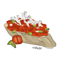 CAFE29 drink wine cafe dinner Sticker