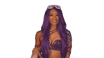 sasha banks hello Sticker by WWE