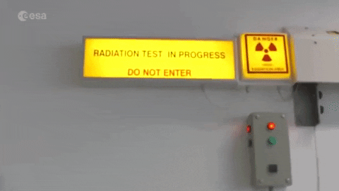 radiation GIF by European Space Agency - ESA