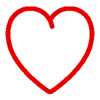 Heart Red Sticker by Vodafone