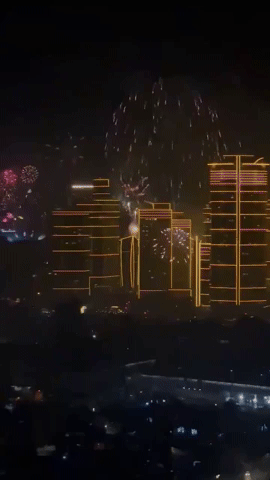 Philippines Rings in New Year With Fireworks Display