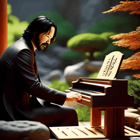 Piano Clubhouse GIF by Gallery.fm