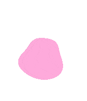 artgabyfernandes rosa blob artgabyfernandes bloob Sticker