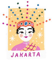 Indonesia Jakarta Sticker by Sasa Khalisa