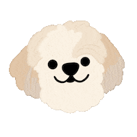 Dog Wink Sticker by Ann of Facedit