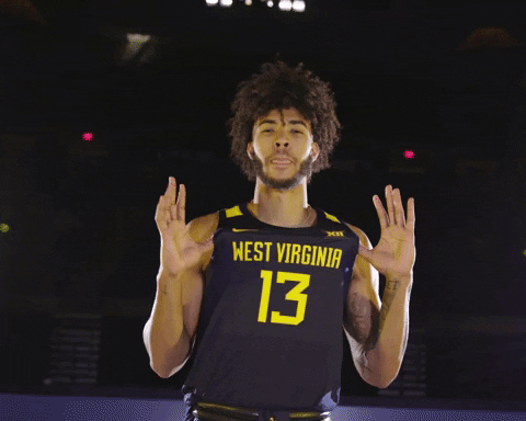 Ncaa Sports Basketball GIF by WVU Sports