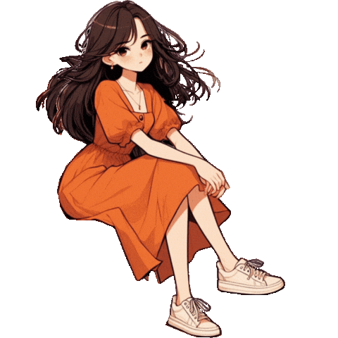Girl Woman Sticker