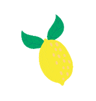 Frutas Limon Sticker by Granitas Pinguino