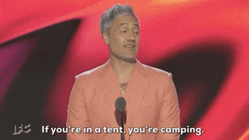 You're Camping
