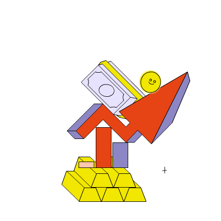 Money Gold Sticker