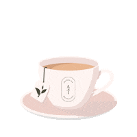 absolutetea good morning tea time customer love tea lovers Sticker