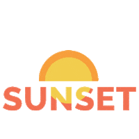 Sunset Happy Skin Sticker by Happy Skin Cosmetics