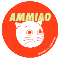 Cat Pizza Sticker by AMMA