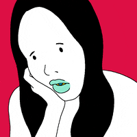 sawako_kabuki love sad cry emoji GIF
