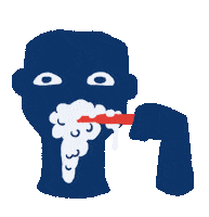 Teeth Toothpaste Sticker by Vardagen