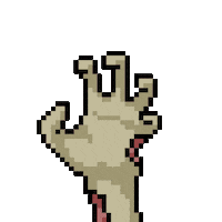 Digital Art Zombie Sticker