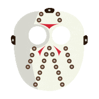 mmsitalia halloween mask costume jason Sticker