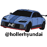 hollerhyundai retro 80s hyundai delorean Sticker