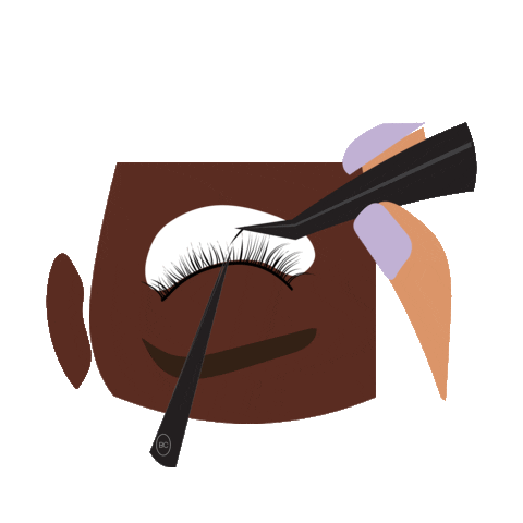 Babe Lashes Sticker