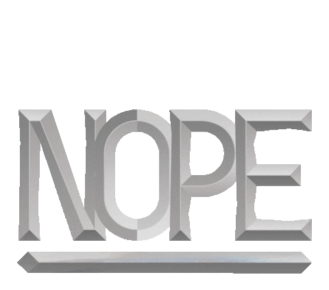 Sad No Way Sticker