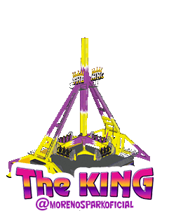 MorenosPark rollercoaster roller coaster carousel ferris wheel Sticker
