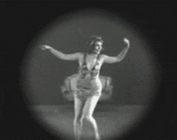black and white dance GIF