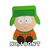 No I Dont Kyle Broflovski Sticker by South Park