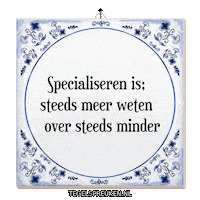 Humor Interesse Sticker by Tegelspreuken.nl