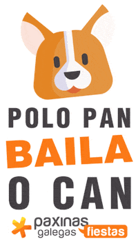 PaxinasGalegas fiesta festa perro can Sticker