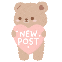 Heart New Post Sticker