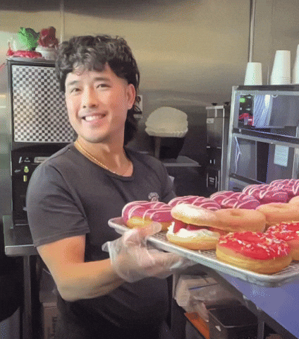 Donuts Hair Flip GIF by Norwalk Brew House
