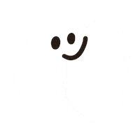 白 顔 Sticker