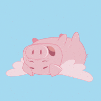 Tired Good Night GIF by PositivelyPigasus