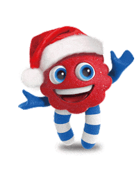 Sabbiarelli natale babbo natale sabby sabbiarelli Sticker