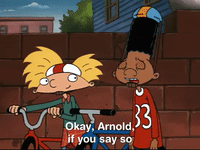 hey arnold nicksplat GIF