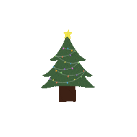 Angelparey christmas lights merrychristmas christmastree Sticker