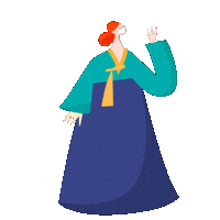 Happy South Korea Sticker by klooktravel