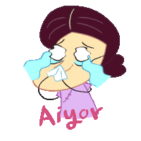 Sad Tears Sticker
