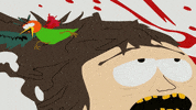 scared bird GIF by South Park 