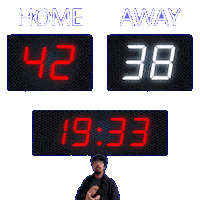 38 Away Sticker