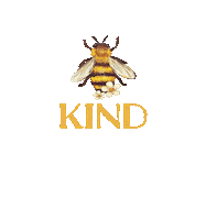 Be Kind Bee Sticker by Aspen + Company