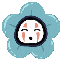 Sad Flower Sticker