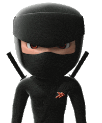 Ninja Sticker by KaBuM!
